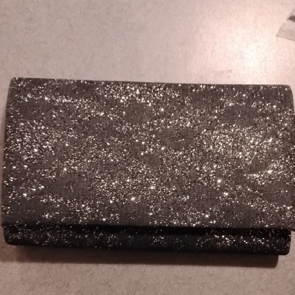 Source Unknown Sparkling Silver Clutch - Picture 1 of 6